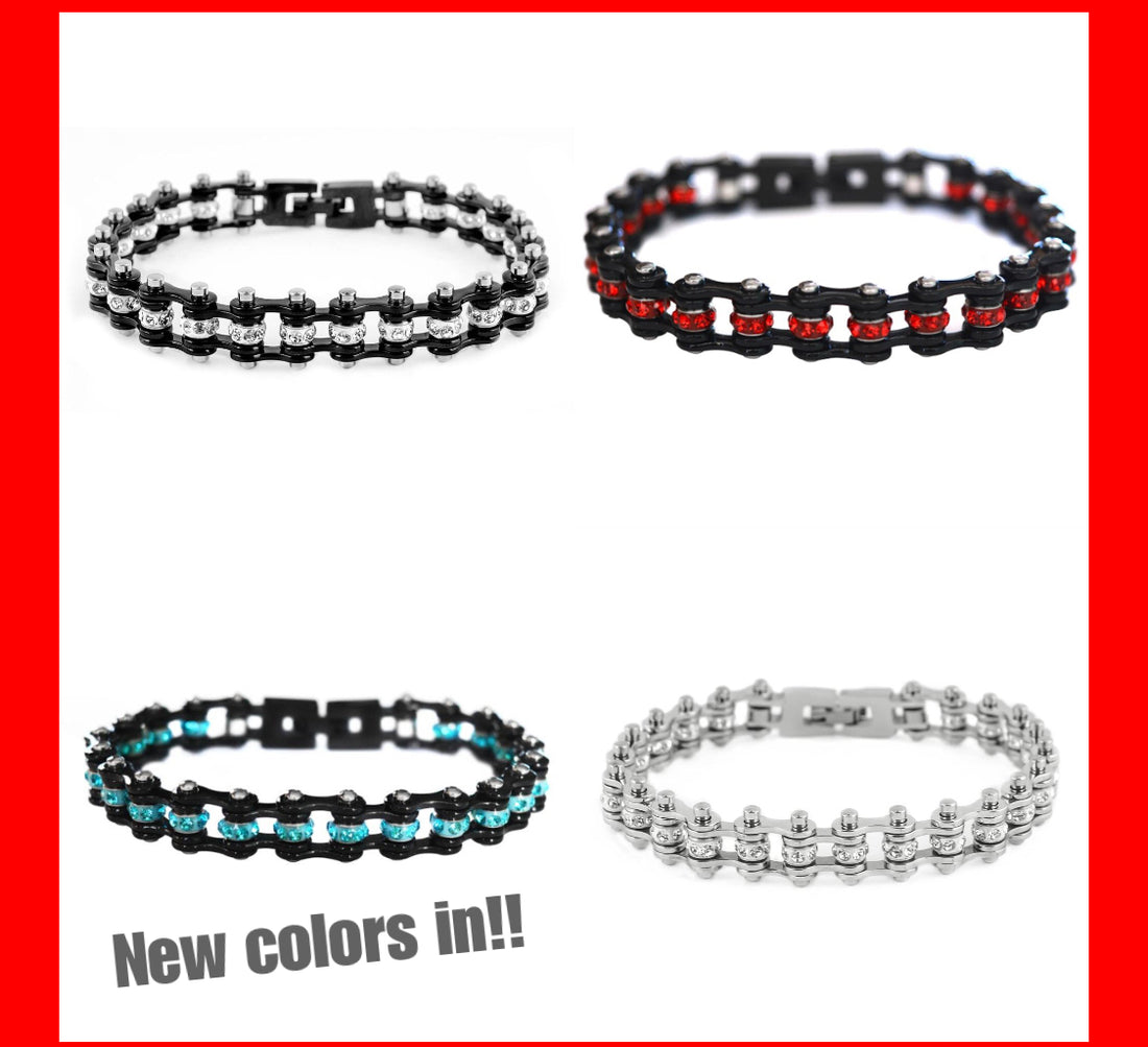 New bike chain bracelets