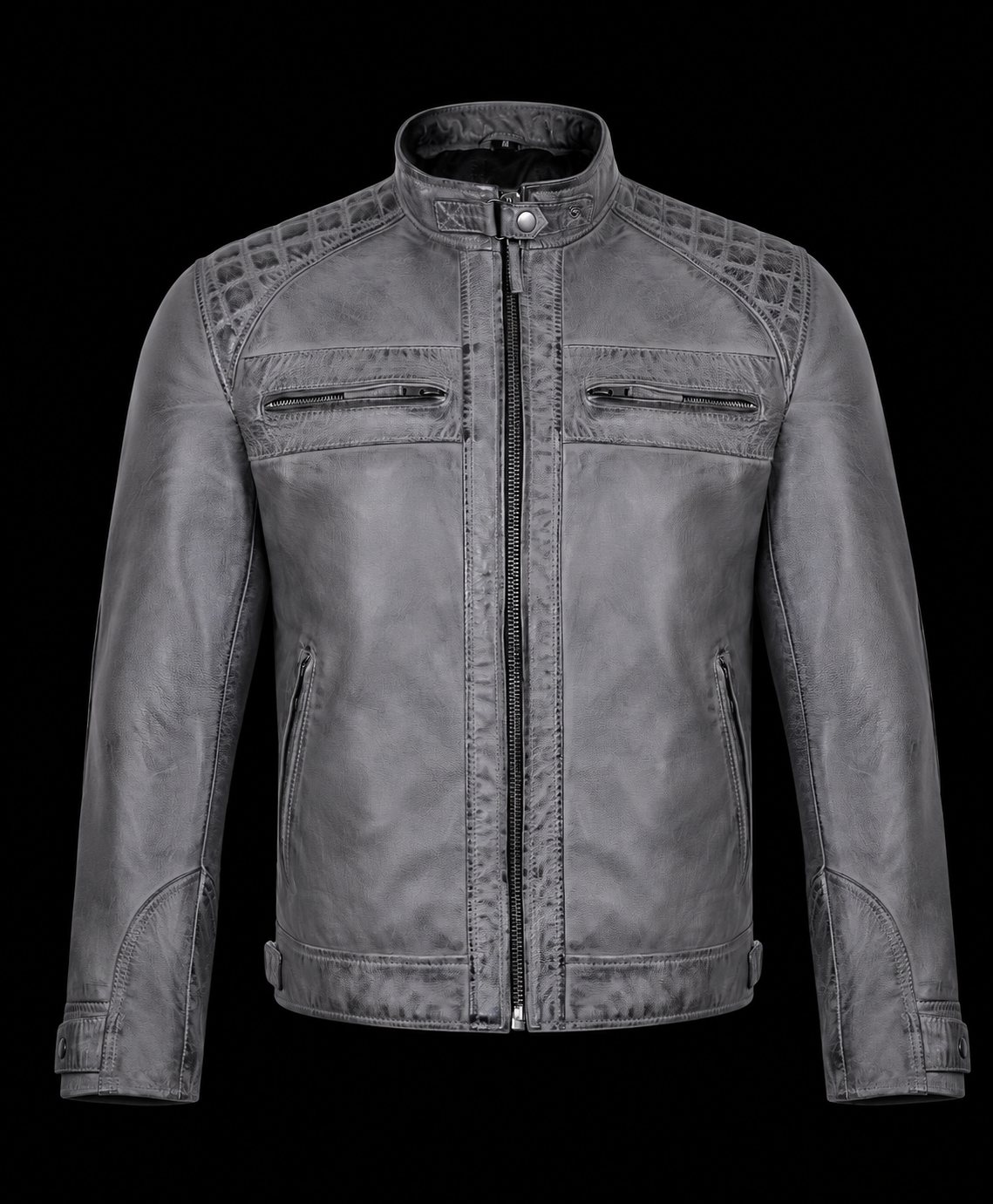 Men’s Lambskin Distressed Leather