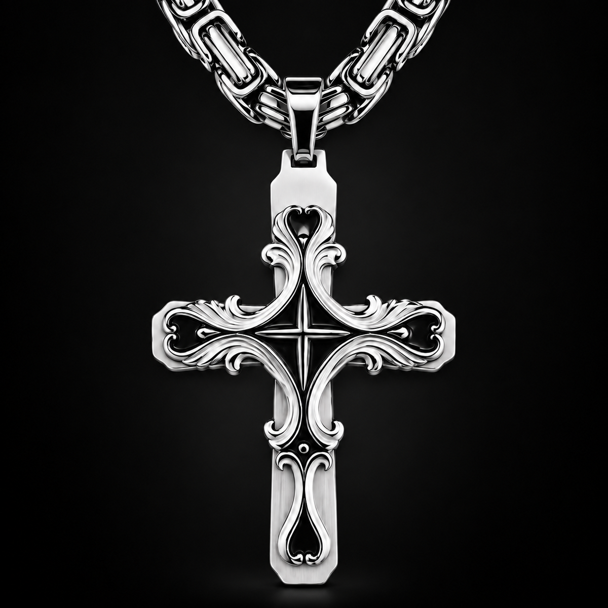 Ornate Cross Chain