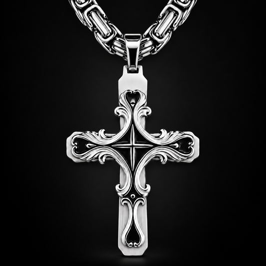 Ornate Cross Chain