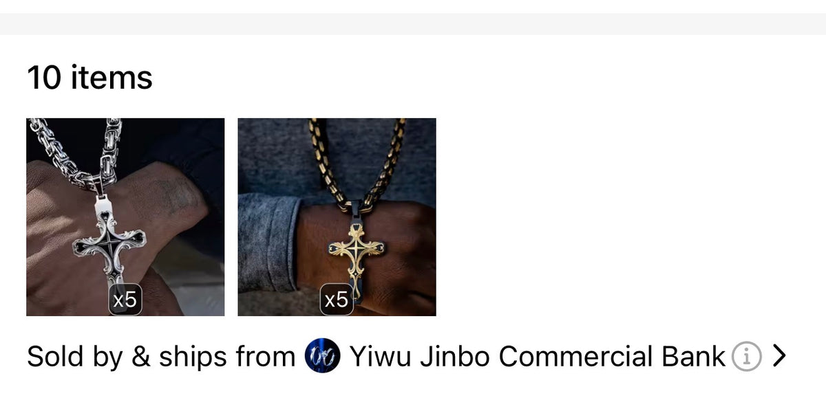 Ornate Cross Chain