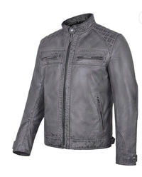 Men’s Lambskin Distressed Leather