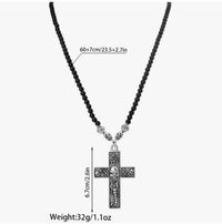 Skull & Skelton Beaded Necklace