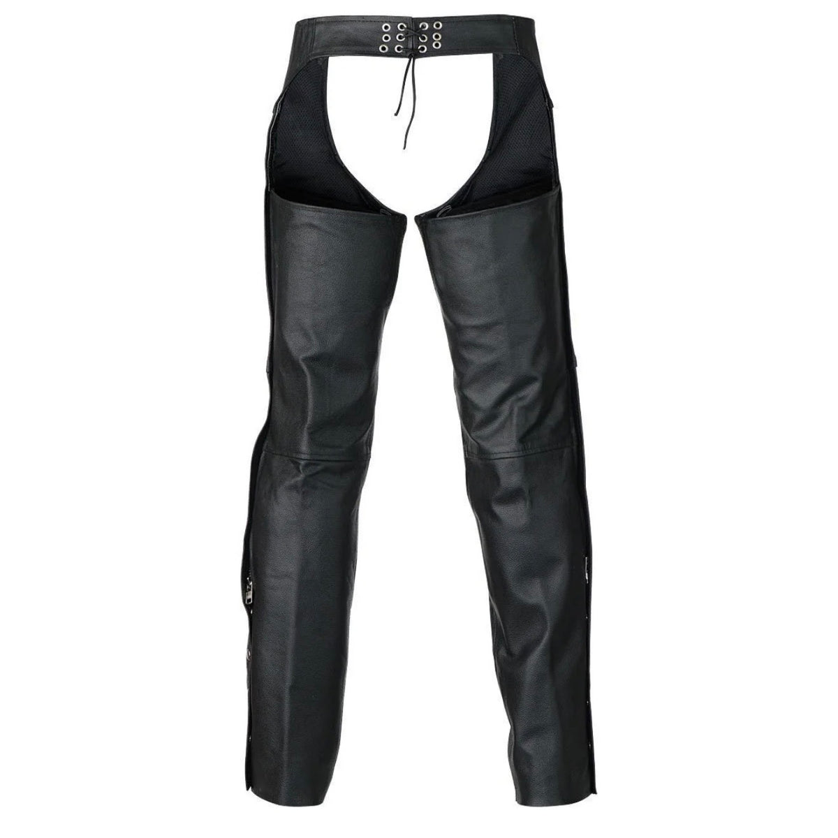 Classic Biker Leather Chaps – Men or Women
