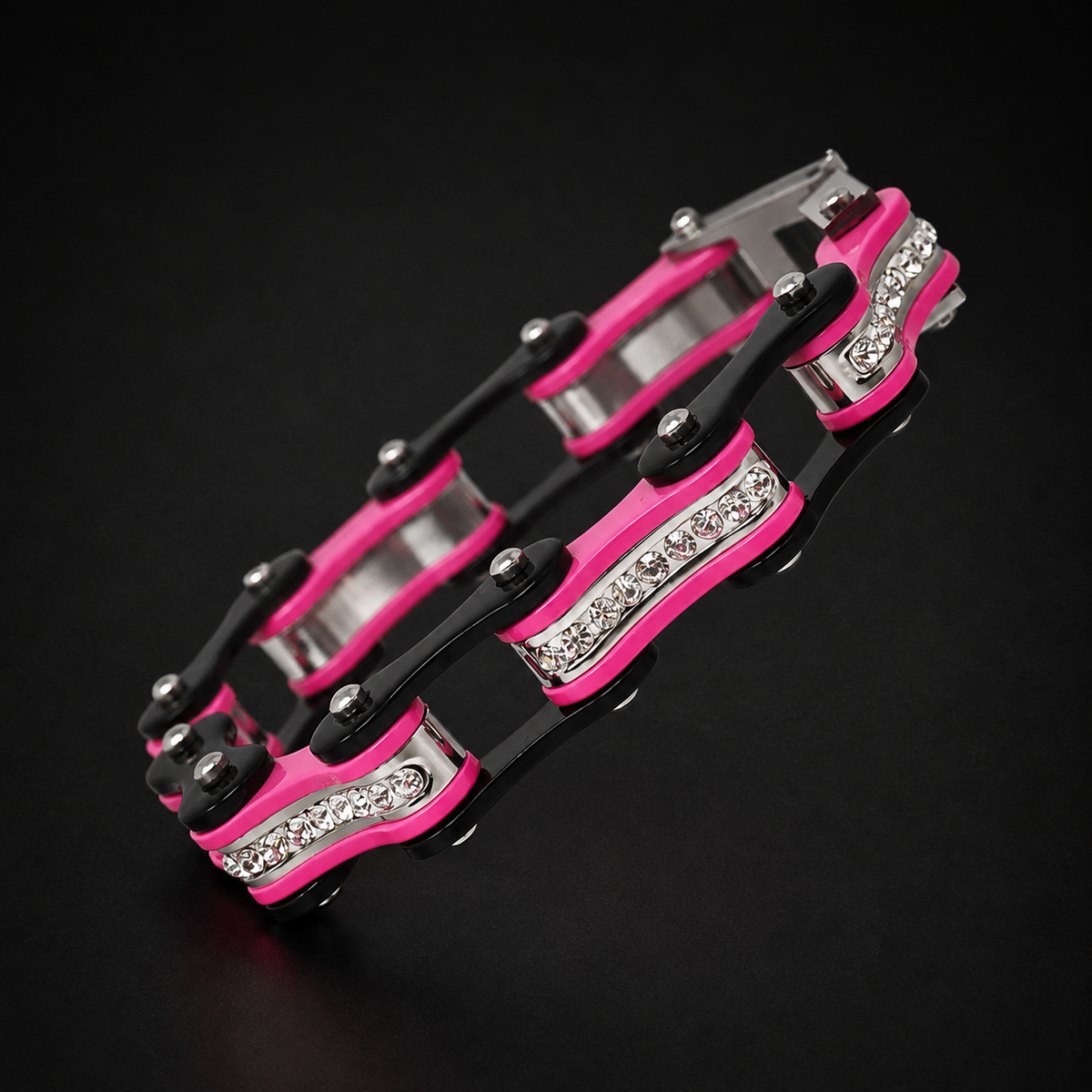 Two Tone Black and Pink