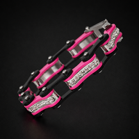 Two Tone Black and Pink