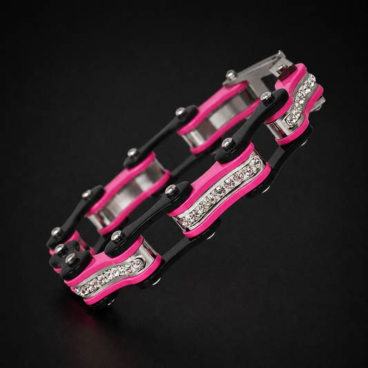 Two Tone Black and Pink