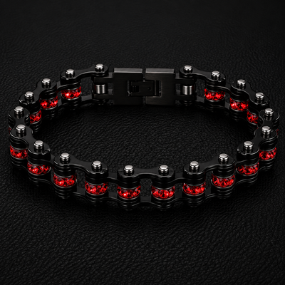 Black/Red Mini Bling