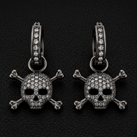 BLING SKULL EARRINGS