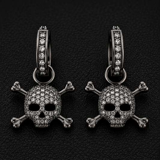 BLING SKULL EARRINGS