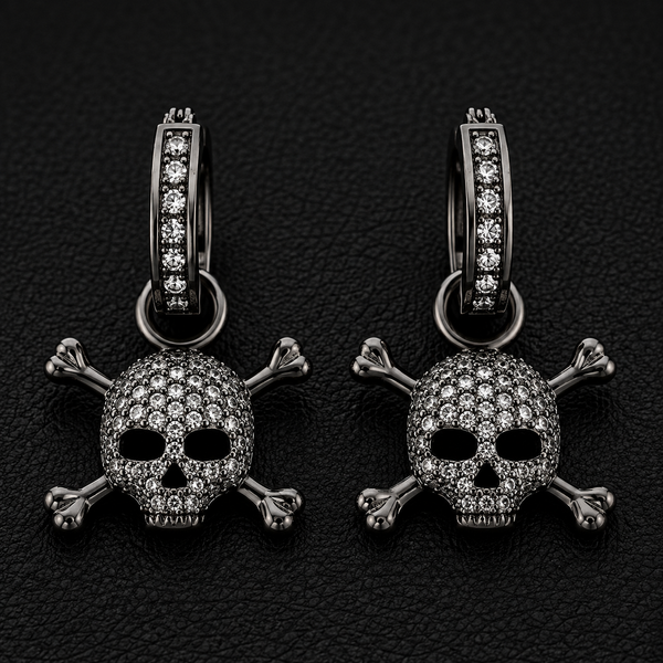 BLING SKULL EARRINGS