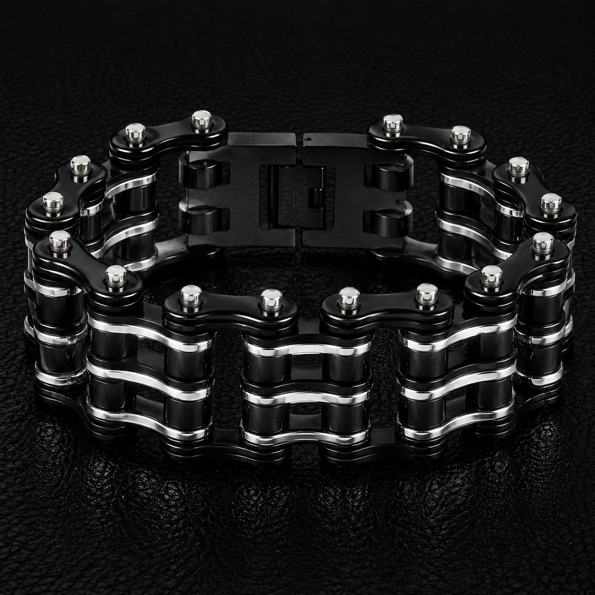 DOUBLE BLACK & SILVER WIDE