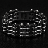 DOUBLE BLACK & SILVER WIDE