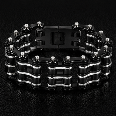 DOUBLE BLACK & SILVER WIDE