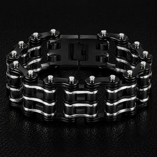 DOUBLE BLACK & SILVER WIDE