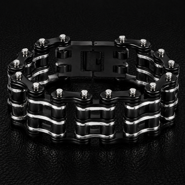 DOUBLE BLACK & SILVER WIDE