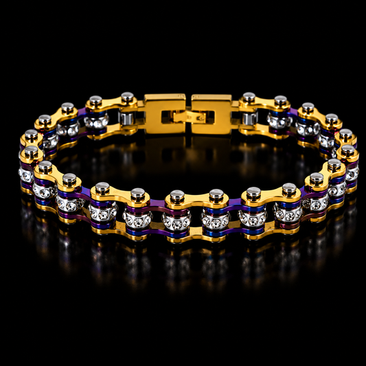 Gold/Rainbow Mini Bling