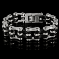 Thick Black/Silver Bling