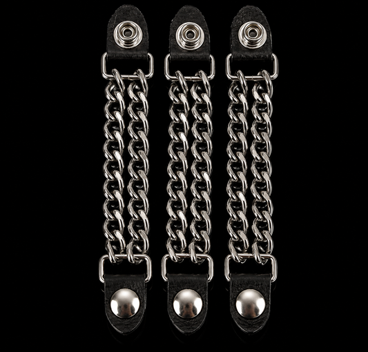 Silver Button Vest Extenders