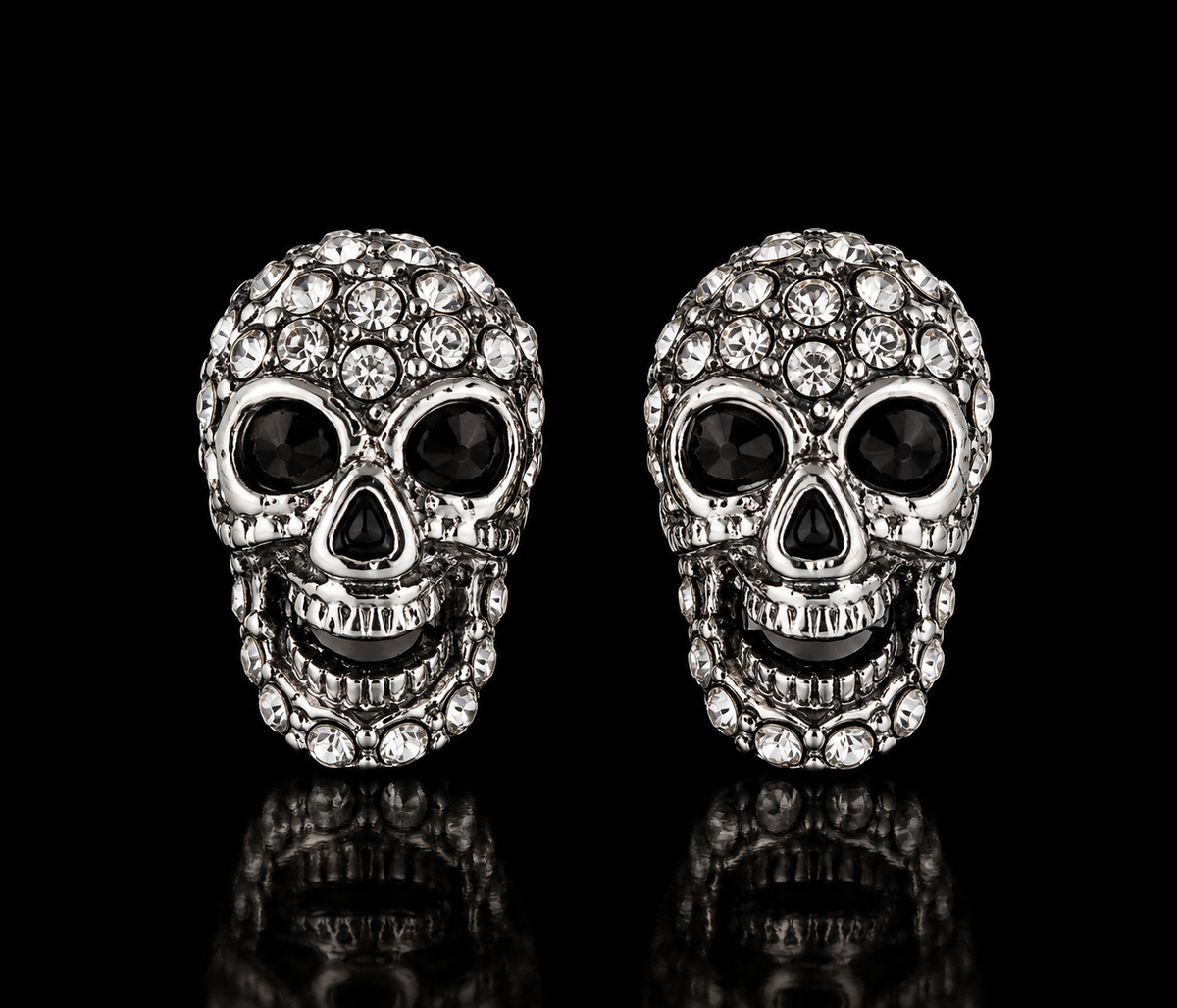 Bling stud skulls