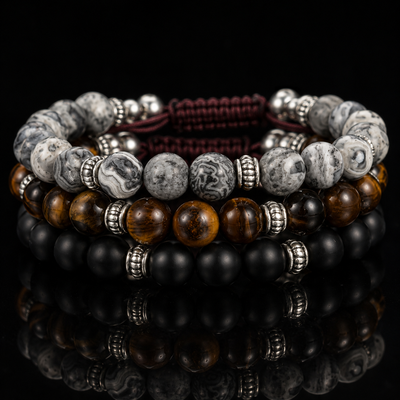 Natural Stone Adjustable Bracelet
