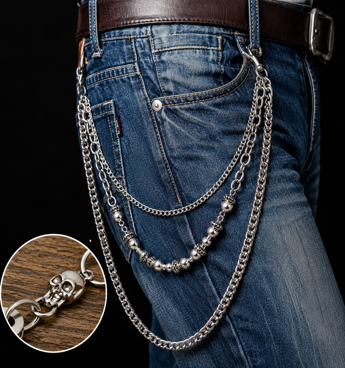 Three Strand Waist Chain