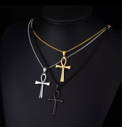 Ankh pendant and chain (medium)