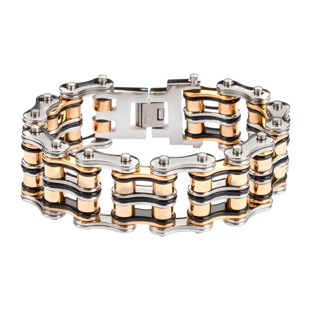 GOLD/BLACK/SILVER WIDE