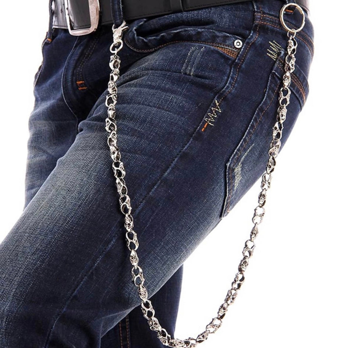 Biker Jewelry  Rings Bracelets Earrings Necklaces Pendants Wallet Hip  Chains Steel