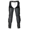 Zip-Out  Insulated Style Zipper Pocket Leather Chaps- Men or Women