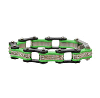 Two Tone Black and Lime Green