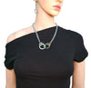 LADIES LARGE HANDCUFF NECKLACE