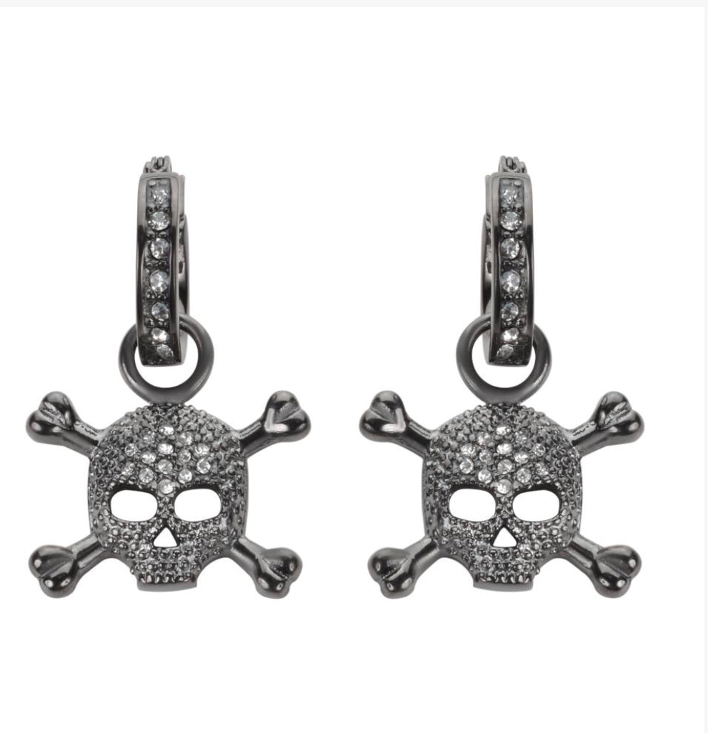 BLING SKULL EARRINGS