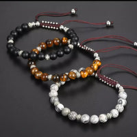 Natural Stone Adjustable Bracelet