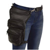 Leather Thigh Bag w/ Waist Belt and Concealed Gun Pocket