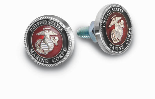 Marines license plate bolts