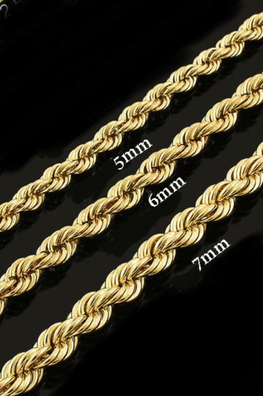 7mm Rope Chain