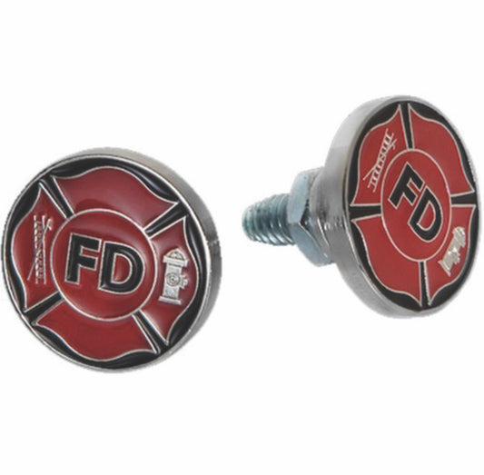 Fire Dept. License plate bolts