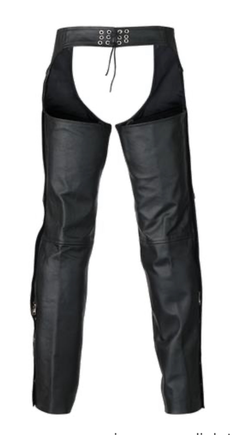 Classic Biker Leather Chaps- Men or Women