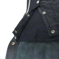 Four Pocket Black Cowhide Leather Chaps – Unisex
