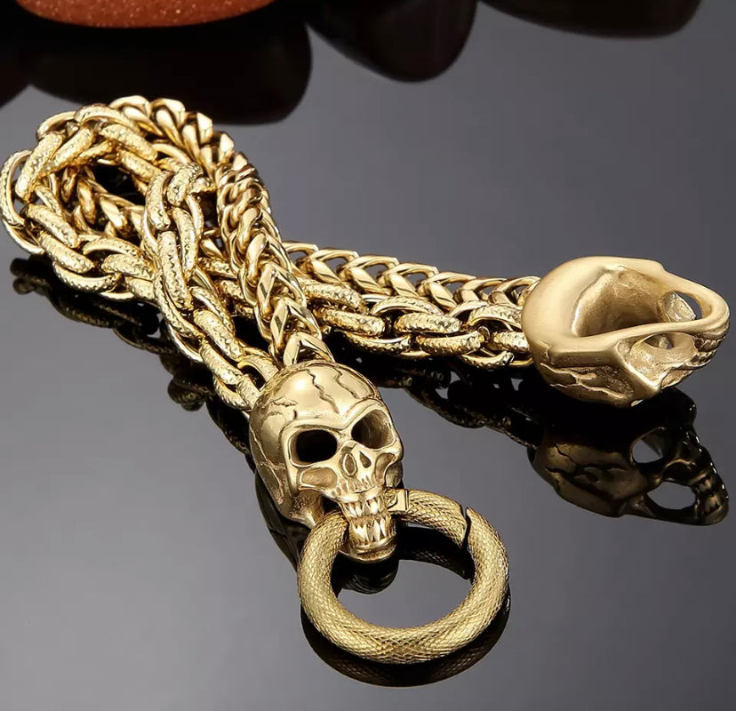 Skull Chain Bracelet