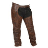 Vintage Brown Leather Chaps- Men or Women